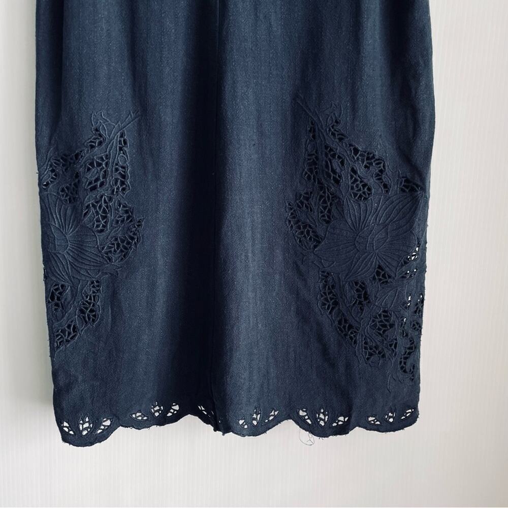 ASTR the label NWT blue lace detail strappy mini dress navy blue sz small - Picture 2 of 9